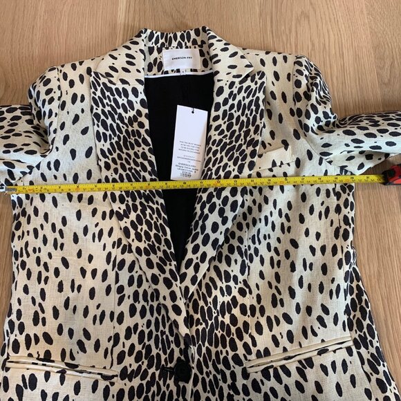 Emerson Fry Leopard Wingtip Coat - Picture 15 of 15